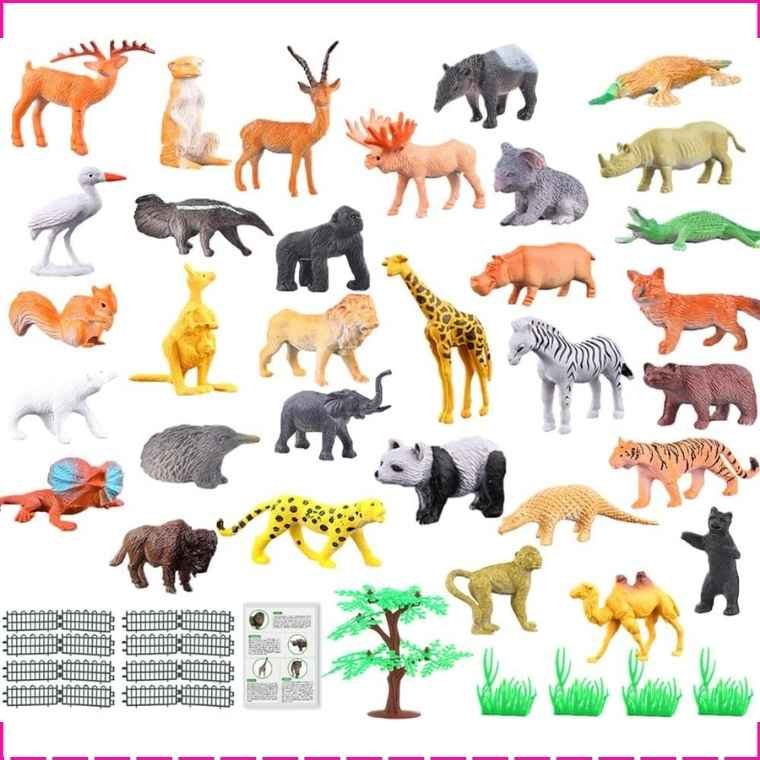 Animals Figure 54 Piece: ValeforToy Jungle Animal Set