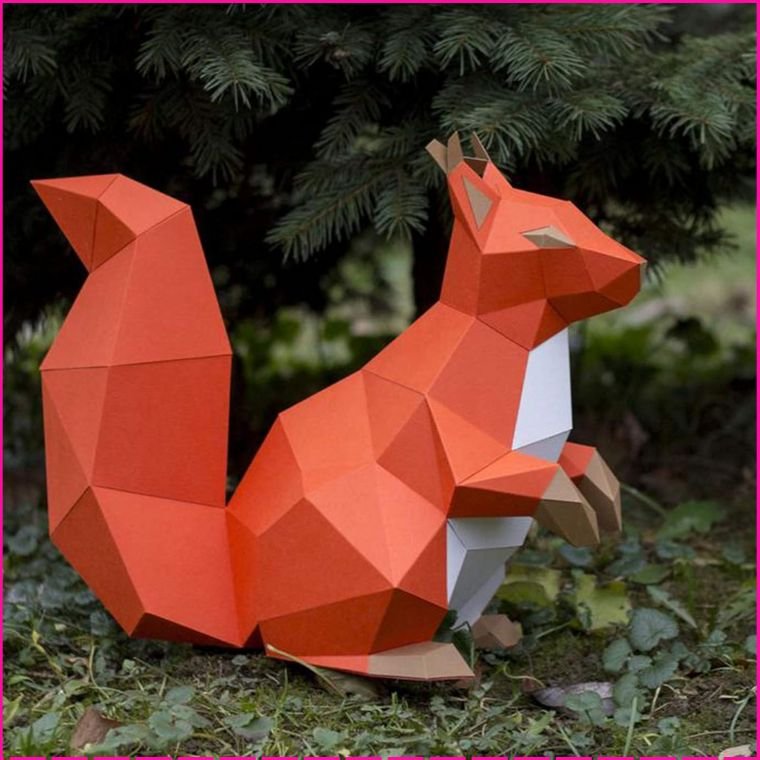 Geometric Paper Toy Handmade Origami Puzzle Paper Sculpture