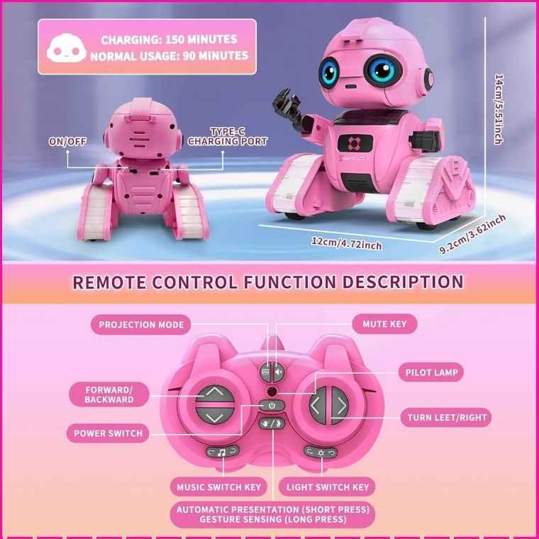 Interactive Pink Robot Toy Review: The Ultimate Tech Companion for Kids