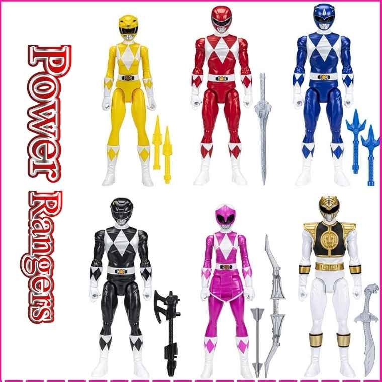Power Rangers Mighty Morphin 12 inch Action Figure 6 Pack Review