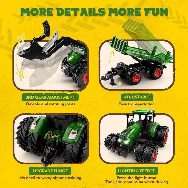 Remote Control Tractor Toy: Perfect Blend of Education and Entertainment
