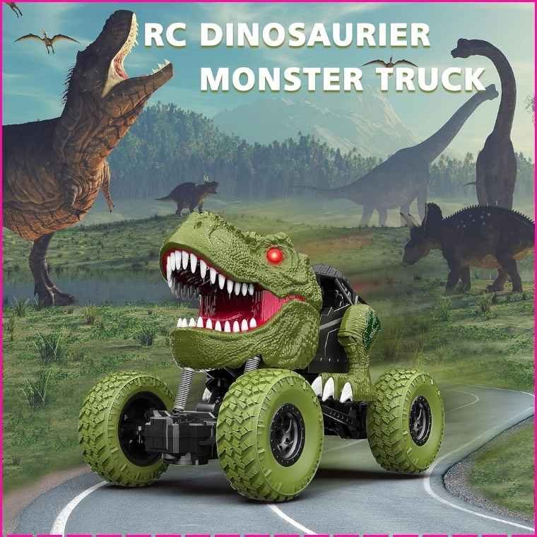 YEZI Remote Control Dinosaur Car: Adventure Toy for Young Explorers