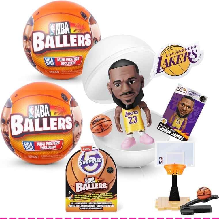 5 Surprise NBA Ballers Series 1 (2 Pack) by ZURU