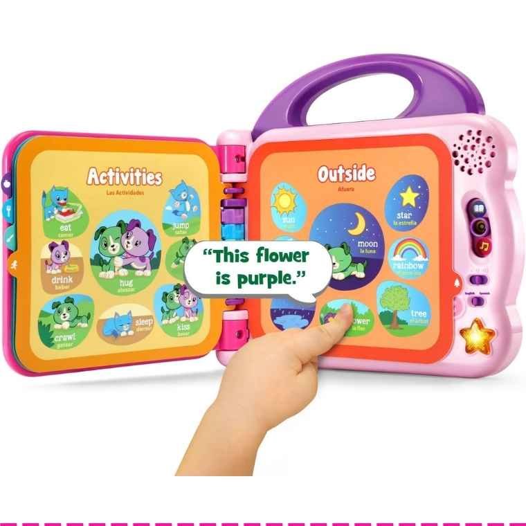 LeapFrog Scout and Violet 100 Words Book is a delightful educational toy for 2-year-old girls