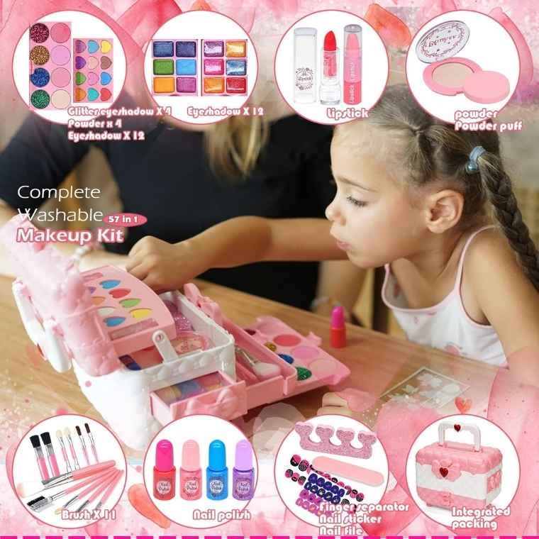 Kids Makeup Kit for Girls is a fun, safe