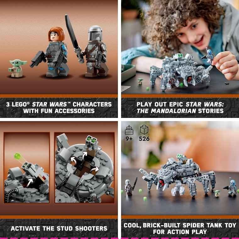 LEGO Star Wars Spider Tank (75361) | Buildable Toy from The Mandalorian Season 3
