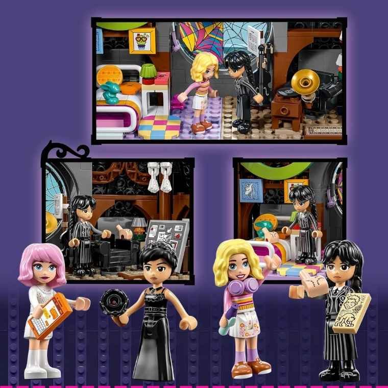 LEGO Wednesday & Enid's Dorm Room Playset (76781) | Mystery-Filled Adventure for Fans