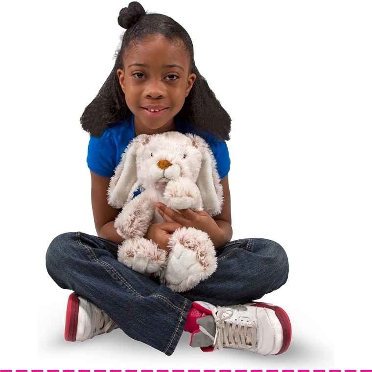 Melissa & Doug Burrow Bunny Rabbit is a 9-inch plush