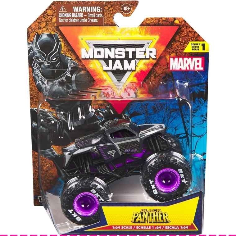 Monster Jam 2024 Marvel Black Panther Diecast Monster Truck Review
