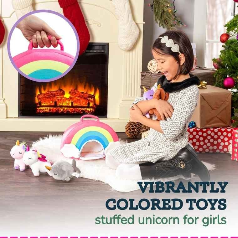 PixieCrush Unicorn Stuffed Animal Set