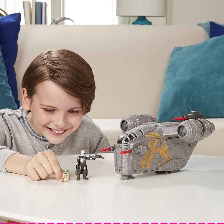 STAR WARS Mission Fleet Razor Crest Outer Rim Run Deluxe Vehicle