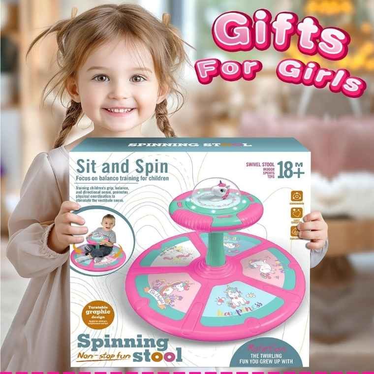 Spin Toy for Toddlers Girls: The Perfect Birthday Gift for 2-4 Year Old