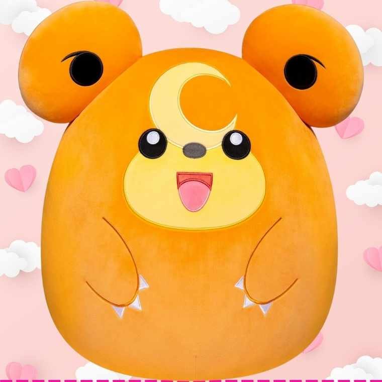 Squishmallows Pokémon 14-Inch Teddiursa