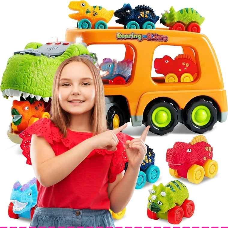 JOYIN Dinosaur Truck Toy Set - Toy Details