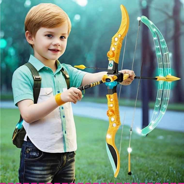 Toys for Ages 5-12: Upgraded Kids Bow and Arrow Set (2-Pack)
