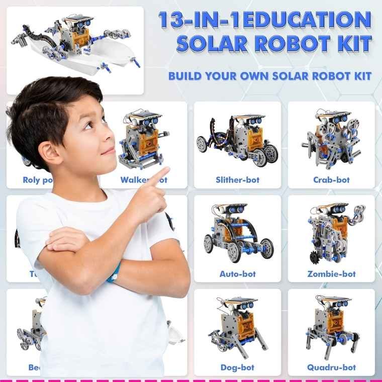 STEM 13-in-1 Solar Power Robot Kit - Product Details