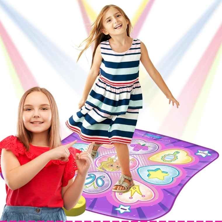 SUNLIN Dance Mat is a fun, interactive toy for girls aged 3-10