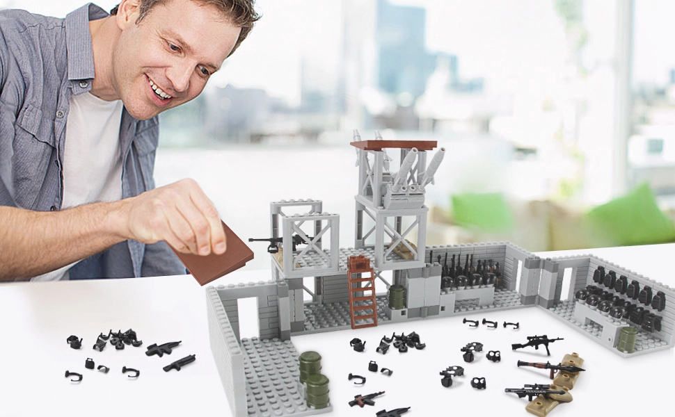 Military Base Building Set: Unleash Your Inner Soldier Creativity